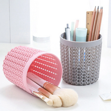 Load image into Gallery viewer, Bag Brushes Organizer Make Up Tools Cylinder Hollow Cosmetic Brush Box Holder
