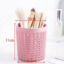 Load image into Gallery viewer, Bag Brushes Organizer Make Up Tools Cylinder Hollow Cosmetic Brush Box Holder
